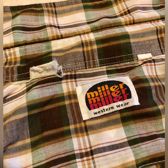 Miller Vintage Western Shirt Pearl Buttons - Picture 4 of 5